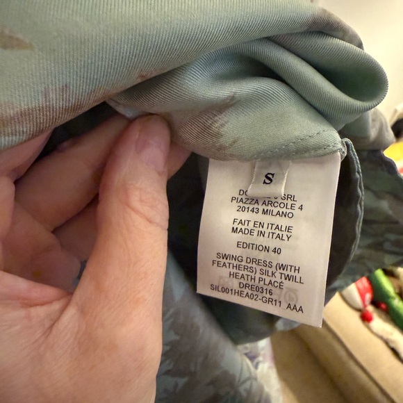 La double J swing dress with feather - Picture 7 of 9